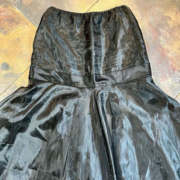 Victor Costa Women’s Black Tulle Long Skirt Medium - Picture 2 of 10